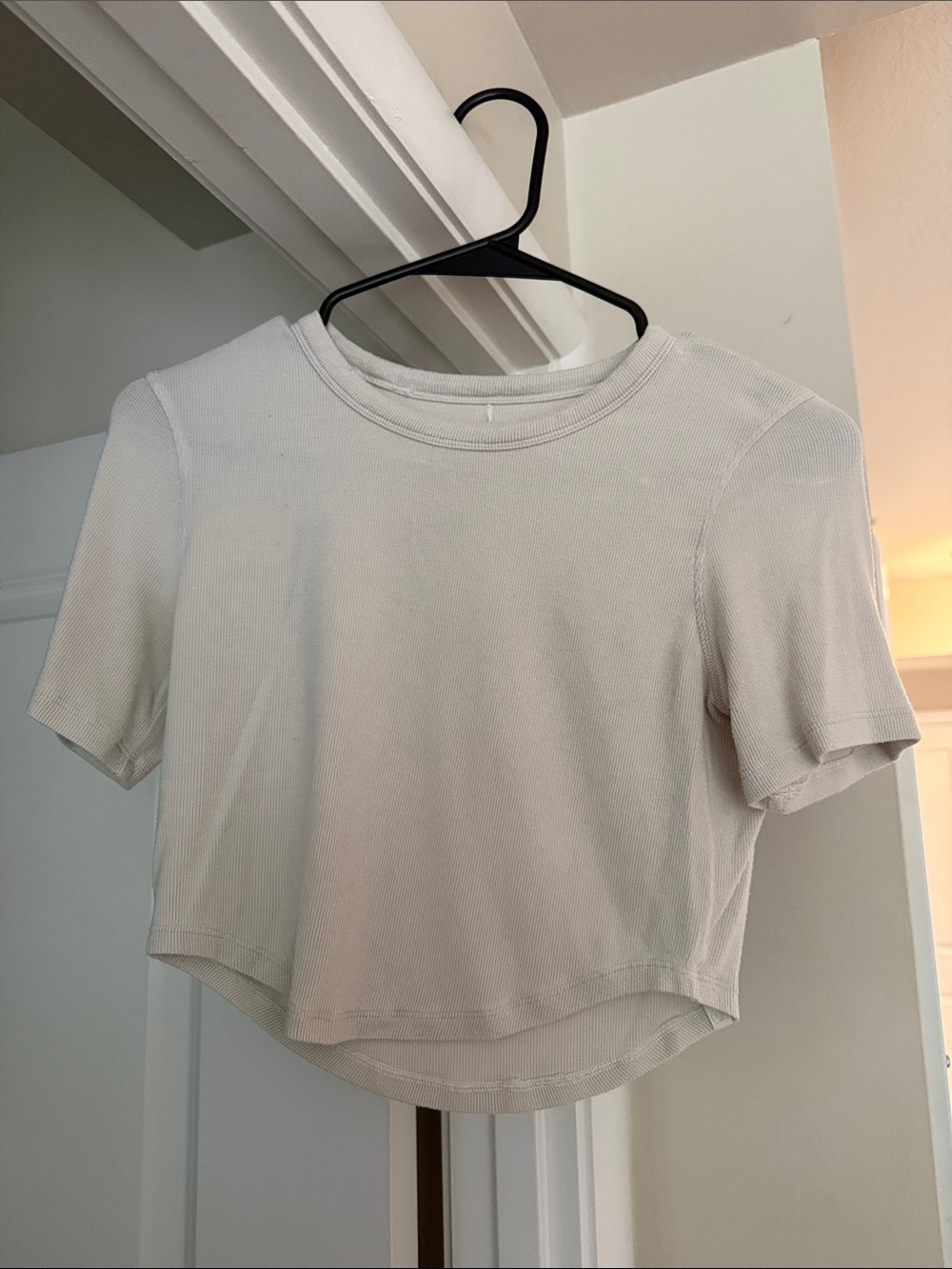 Lululemon Cropped Short Sleeves (Beige, Blue, and Pink included) - Picture 2 of 5